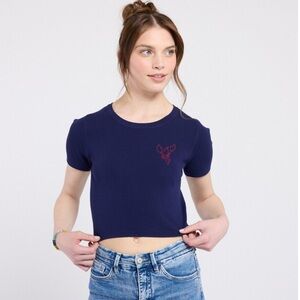 Brand new Dry Goods Lobster Stitch Baby Tee